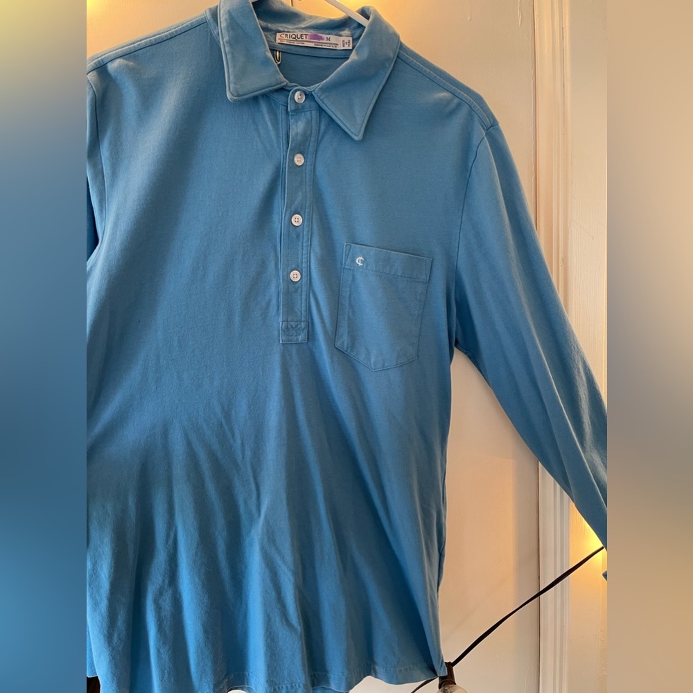 Criquet vintage long sleeve polo